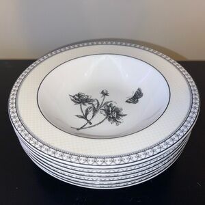 7 Charter Club Bone China Tuileries salad/soup Bowls